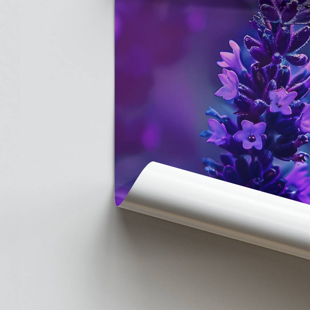 Mystisches Lavendel-Poster
