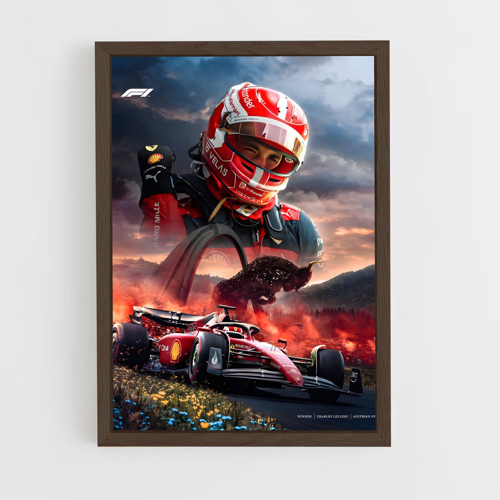 formule-8 cadre Bois foncé