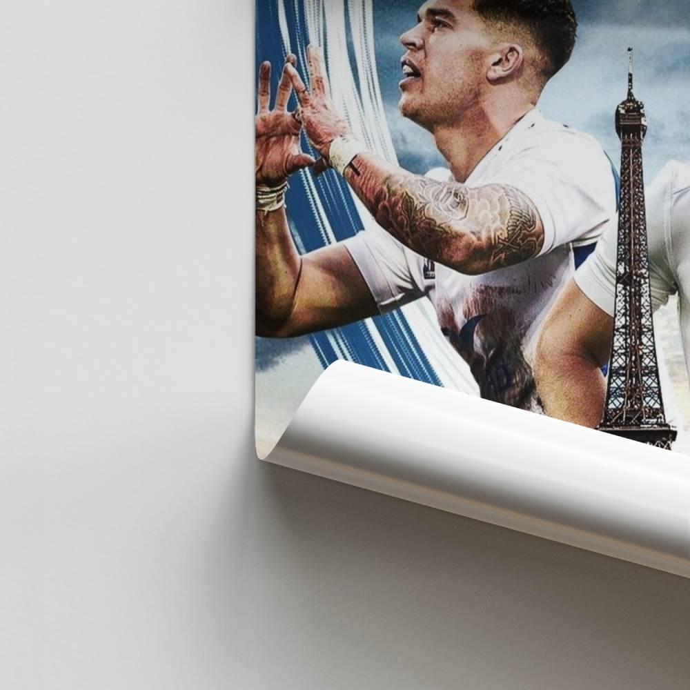 Plakatduell im Stade de France