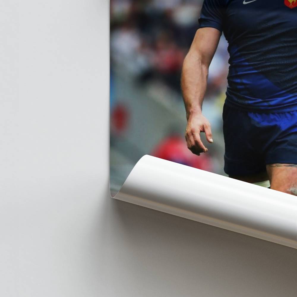 Poster Rugby Frankreich Leidenschaft