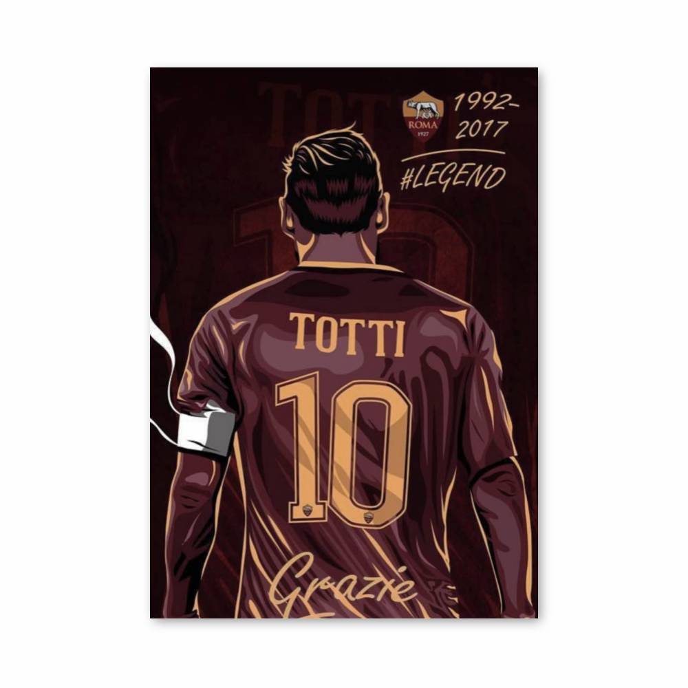 Poster Legend Totti
