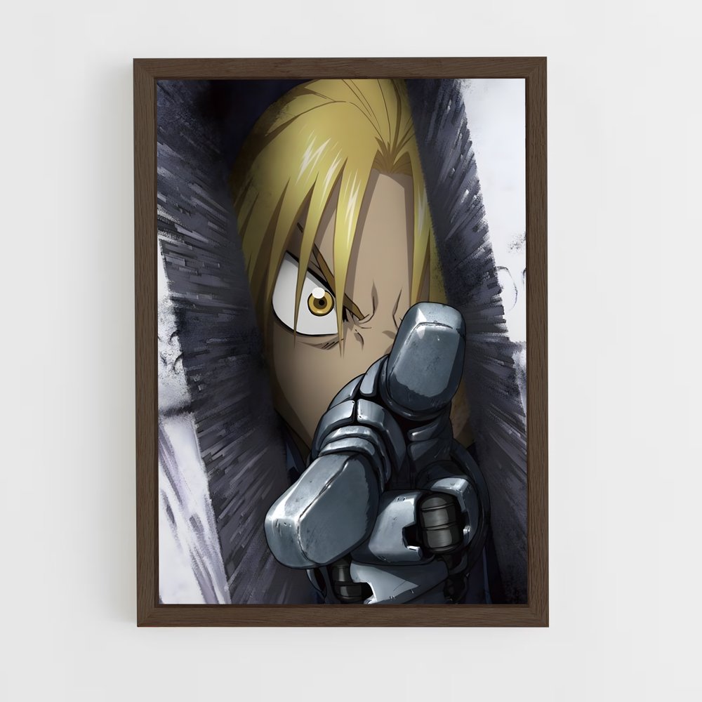 full-metal-alchemist-10 cadre Bois foncé