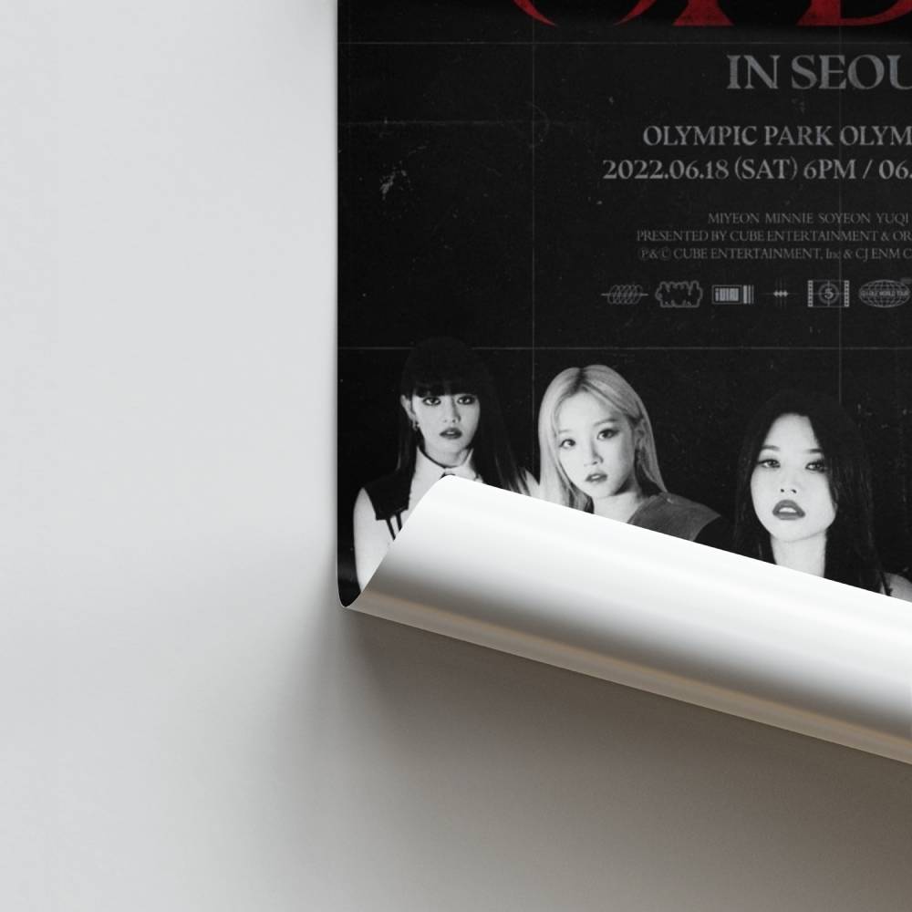 Poster Just Me GI-DLE in Seoul