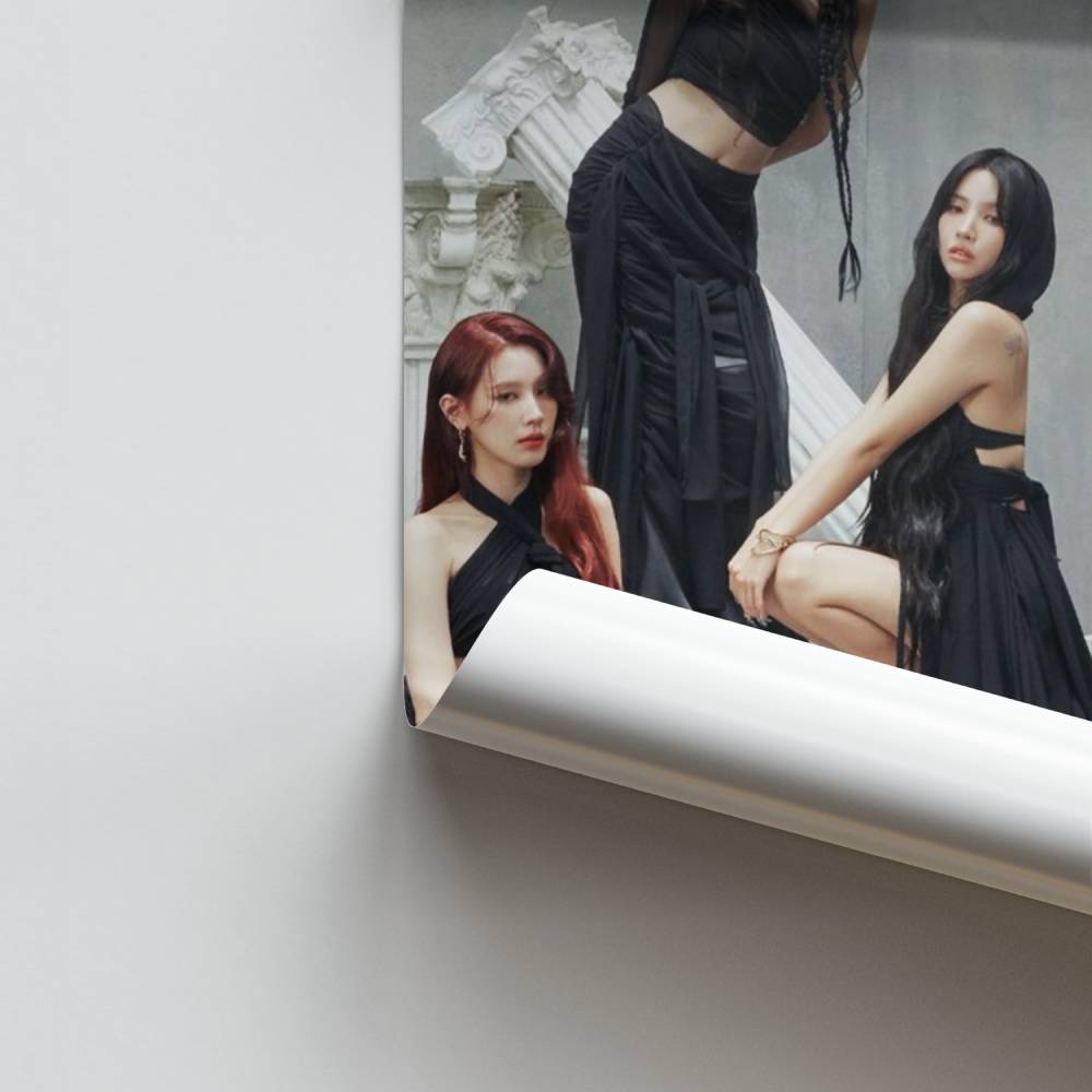 Poster mit dunkler Eleganz