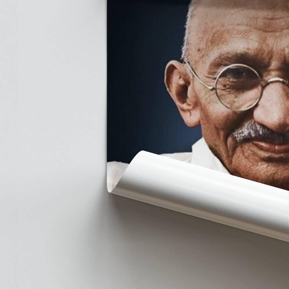 Poster Reflexionen von Gandhi