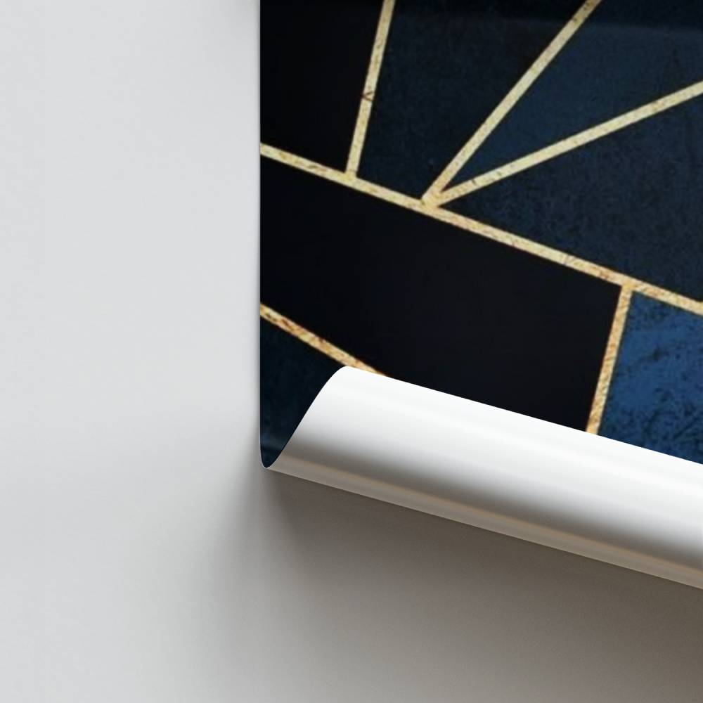 Poster mit geometrischer Eleganz