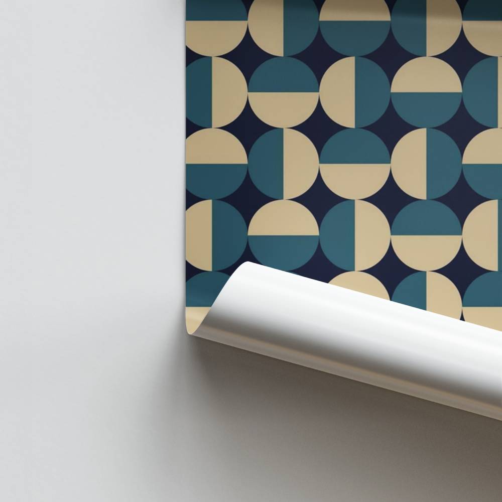 Geometrisches Eclipse-Poster