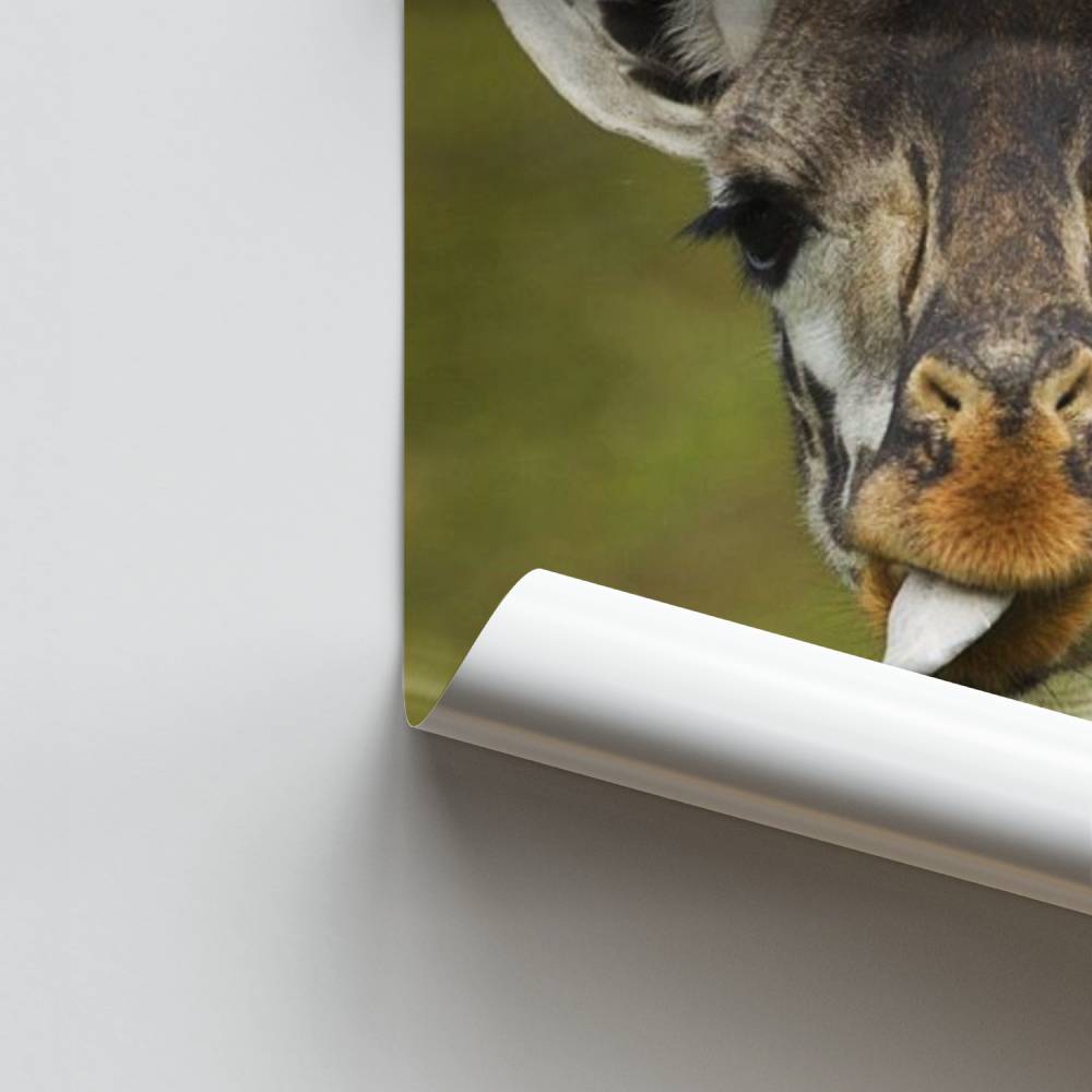 Giraffen-Explosions-Poster