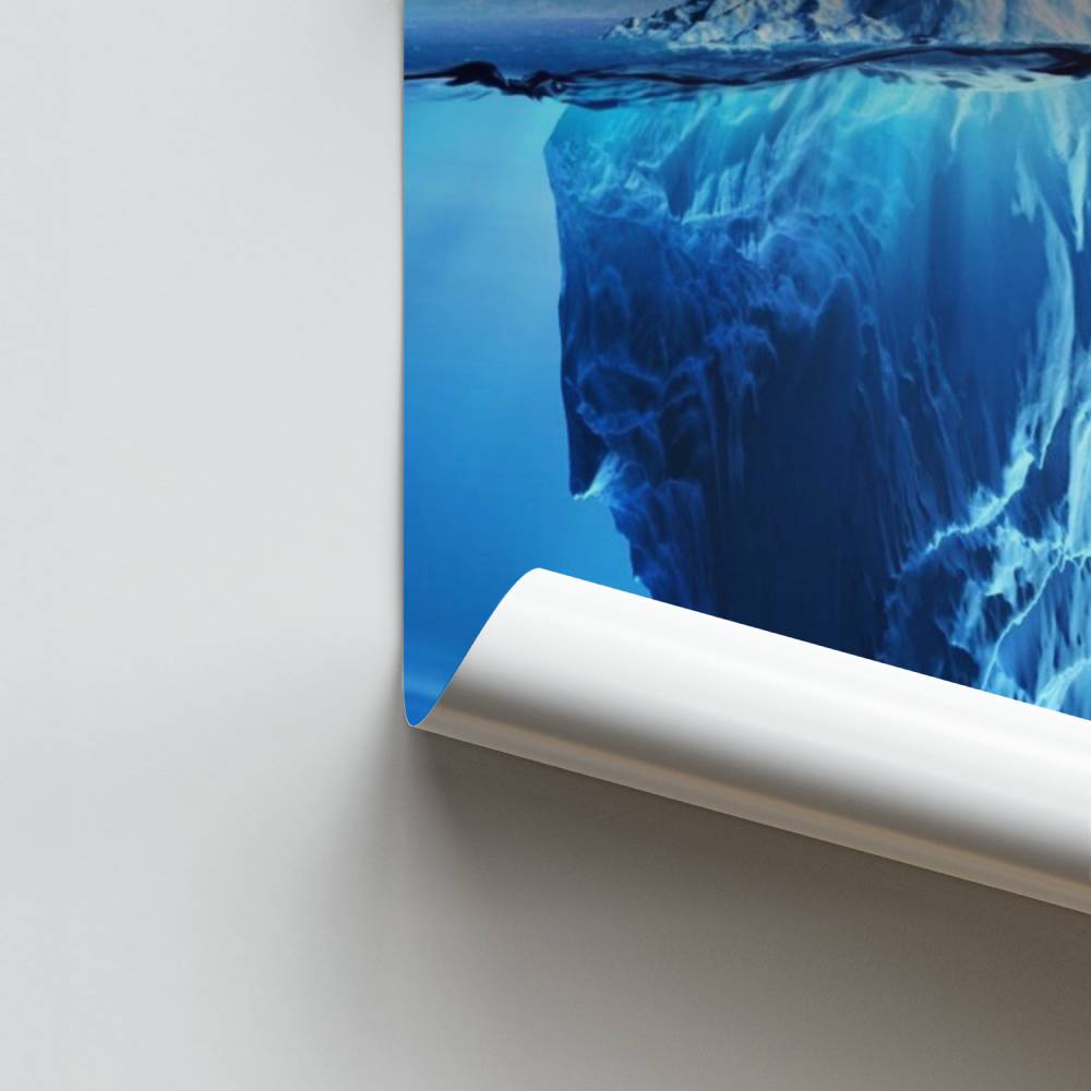 Erstaunliches Gletscher-Poster