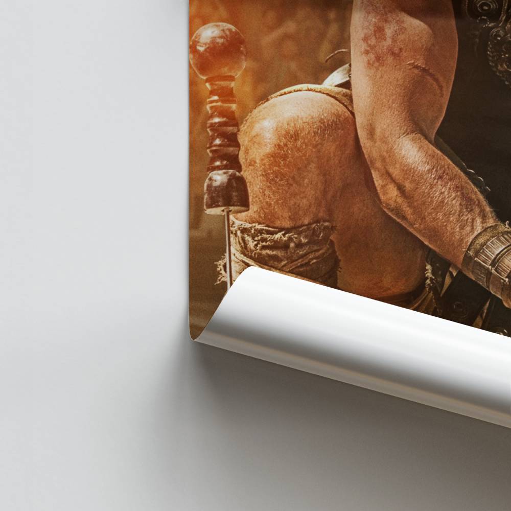 Poster „Mutiger Gladiator“.