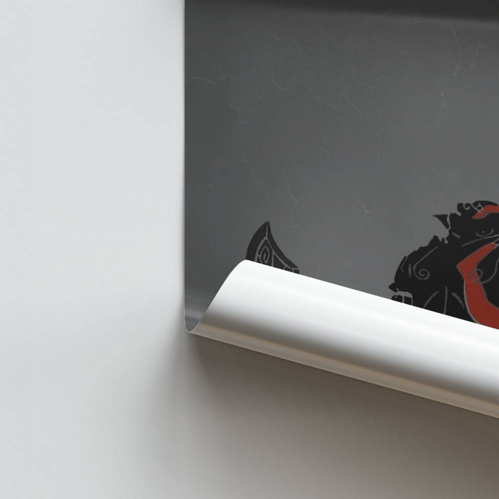 Blutrünstiges Krieger-Poster