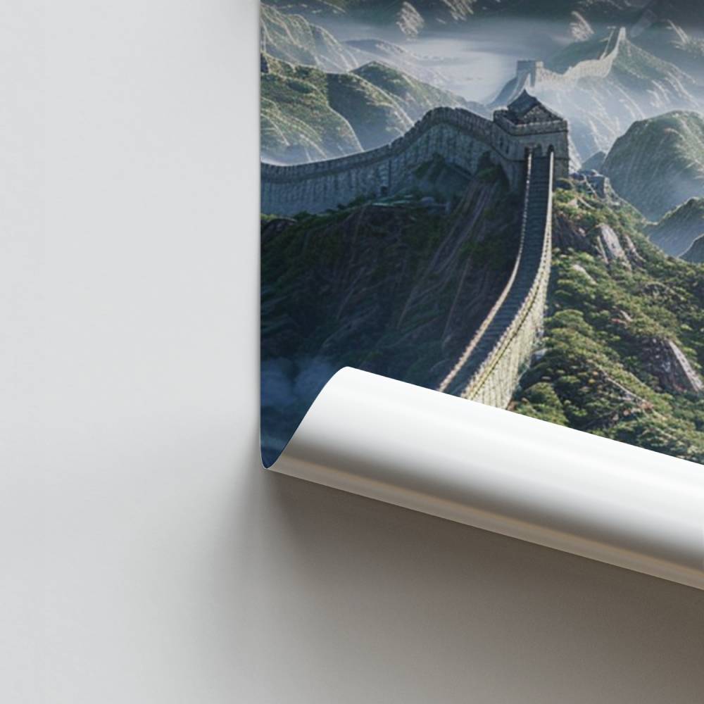 Poster Grande Muraille Sérénité