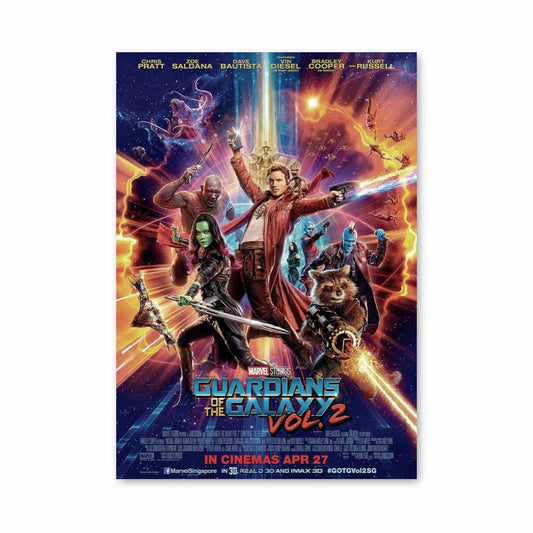Poster Gardiens de la Galaxie Volume 2
