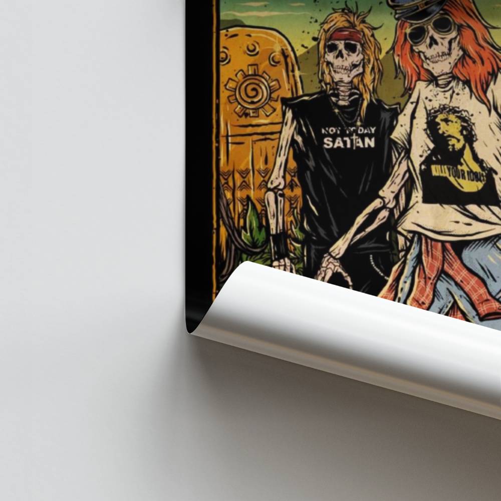 Poster Guns N' Roses Bogota 2022