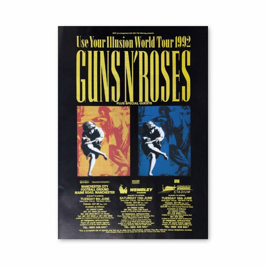 Poster Use Your Illusion Tour 1992
