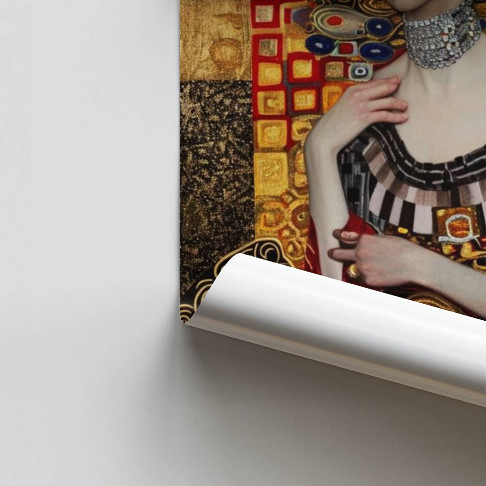 Goldenes Eleganz-Poster