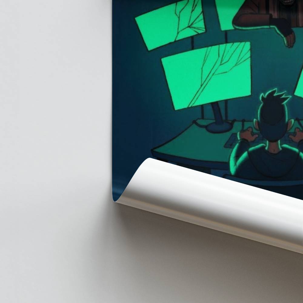Poster Cyber-Überwachung
