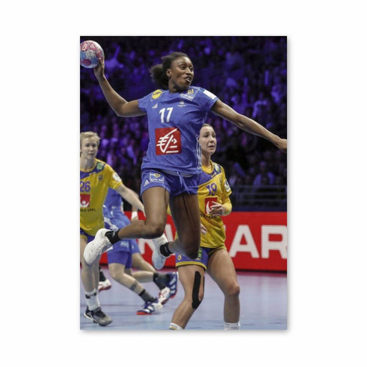 Poster Action en Handball