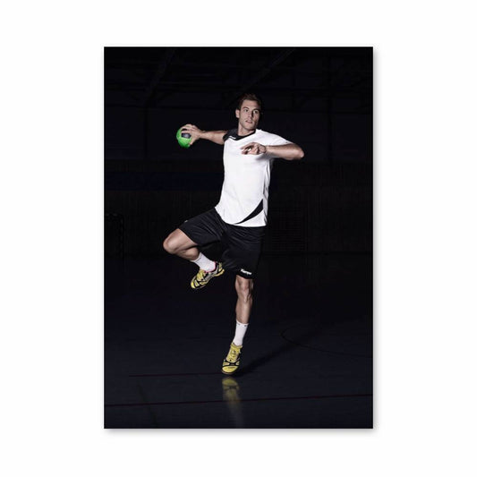 Poster Action Aérienne Handball