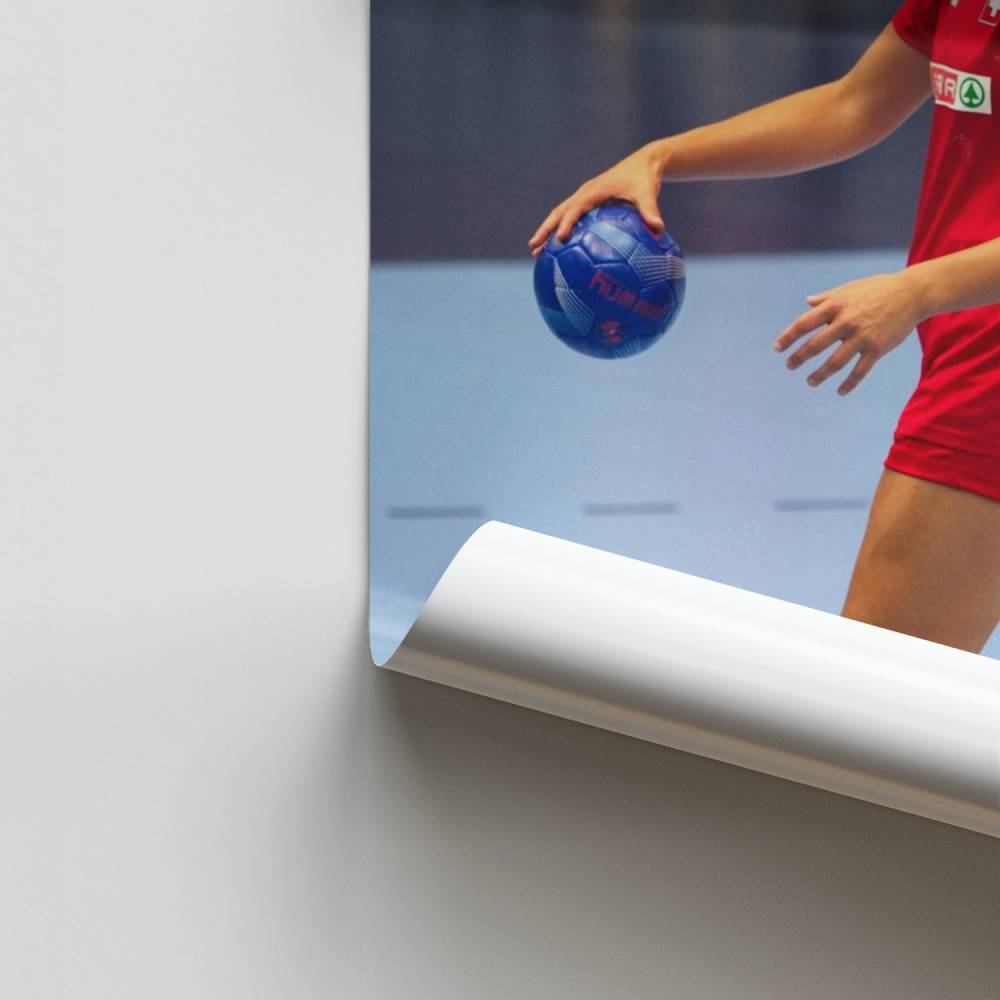 Handball-Entscheidungsplakat