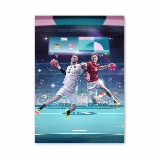 Poster Duel de Handball