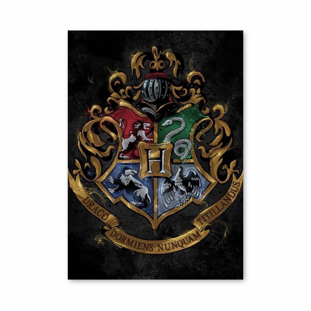 Poster Harry Potter Écussons