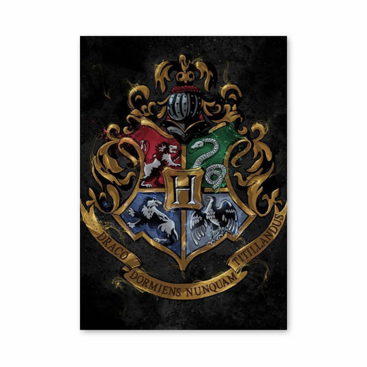 Poster Harry Potter Écussons