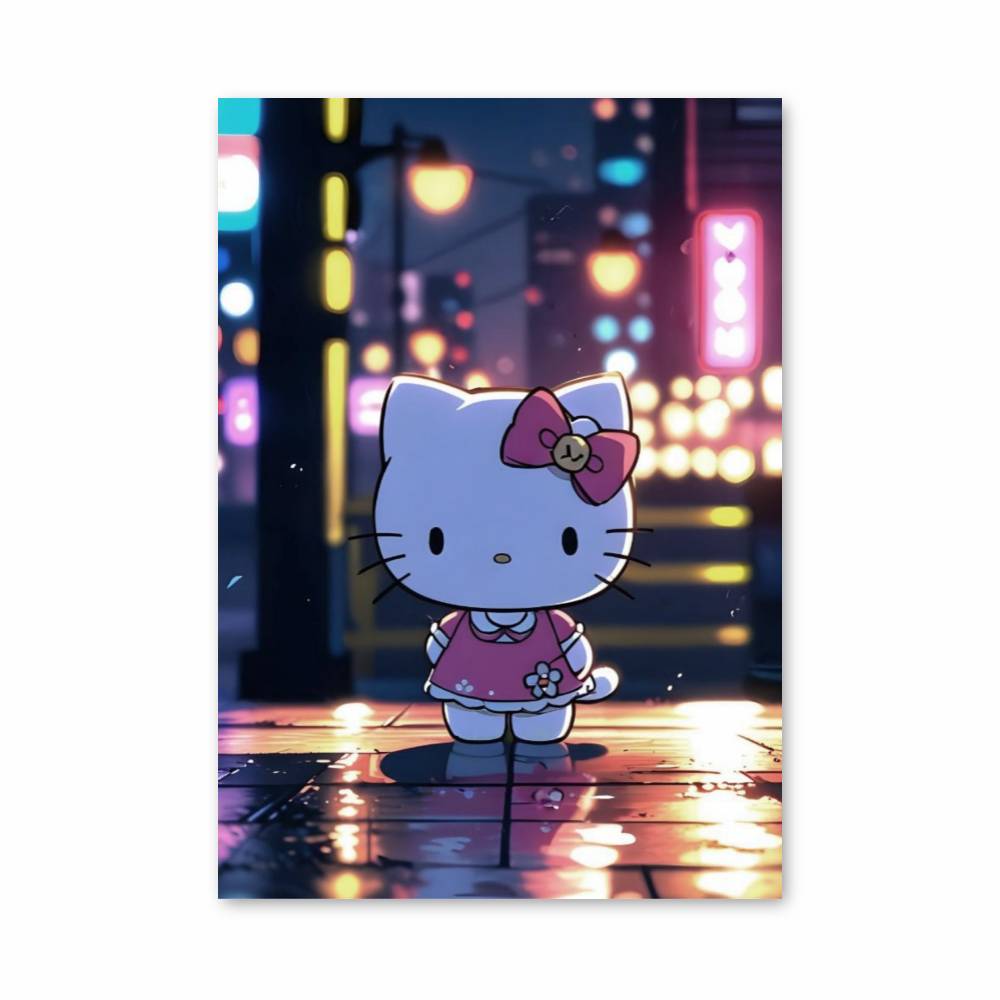 Poster Hello Kitty Nocturne