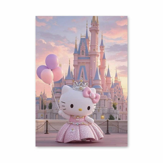 Poster Hello Kitty Princesse Fantaisie