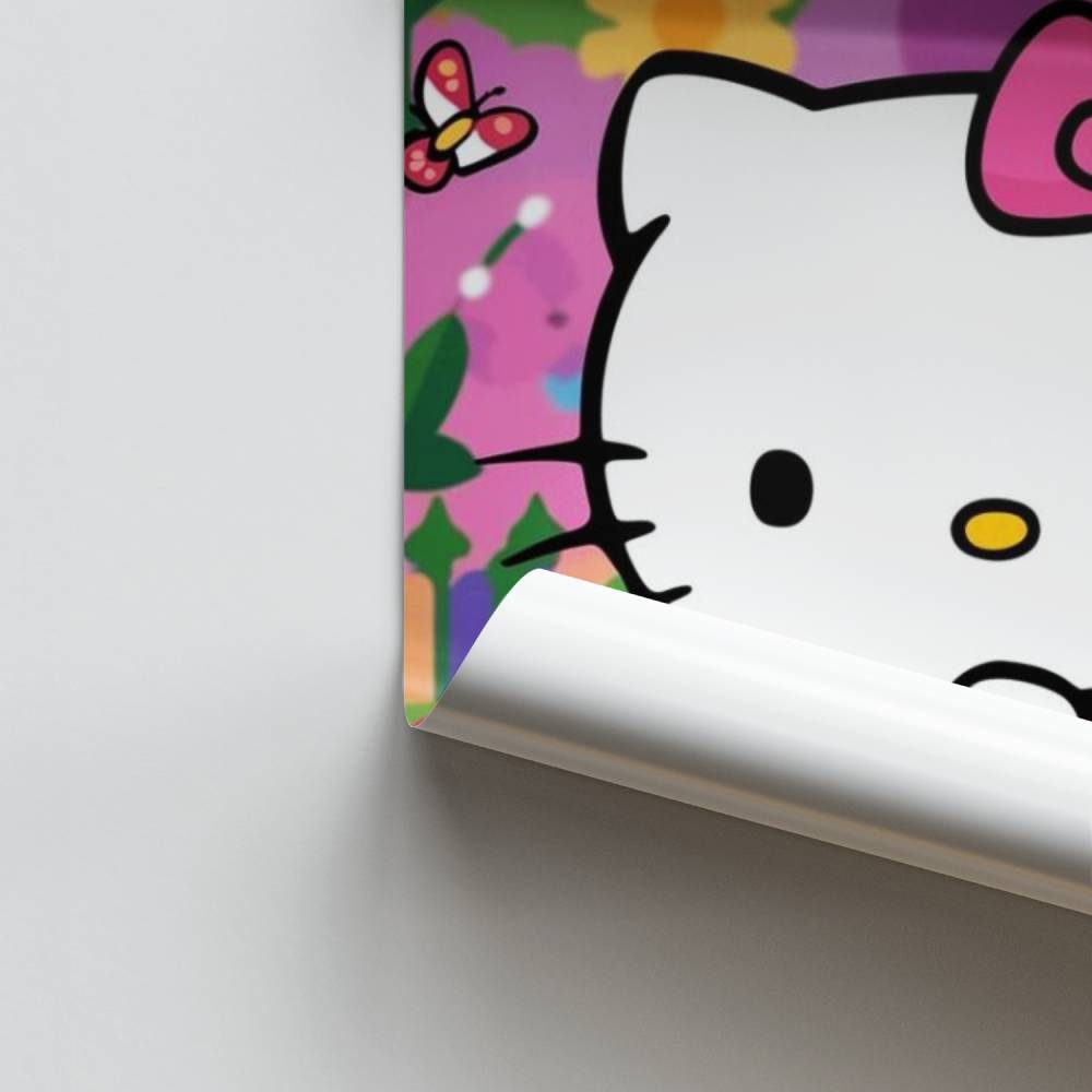 Poster „Verzauberter Garten“.