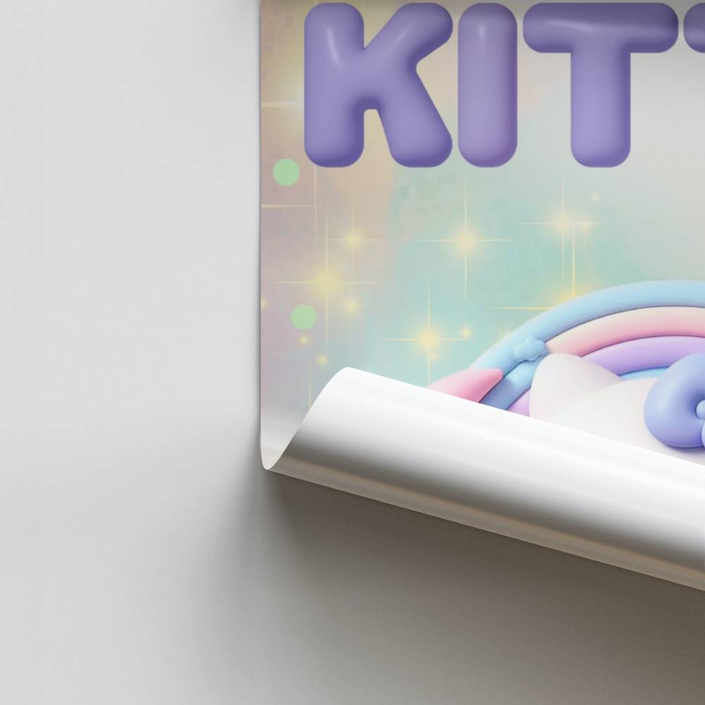 Hello Kitty Sternenhimmel-Poster