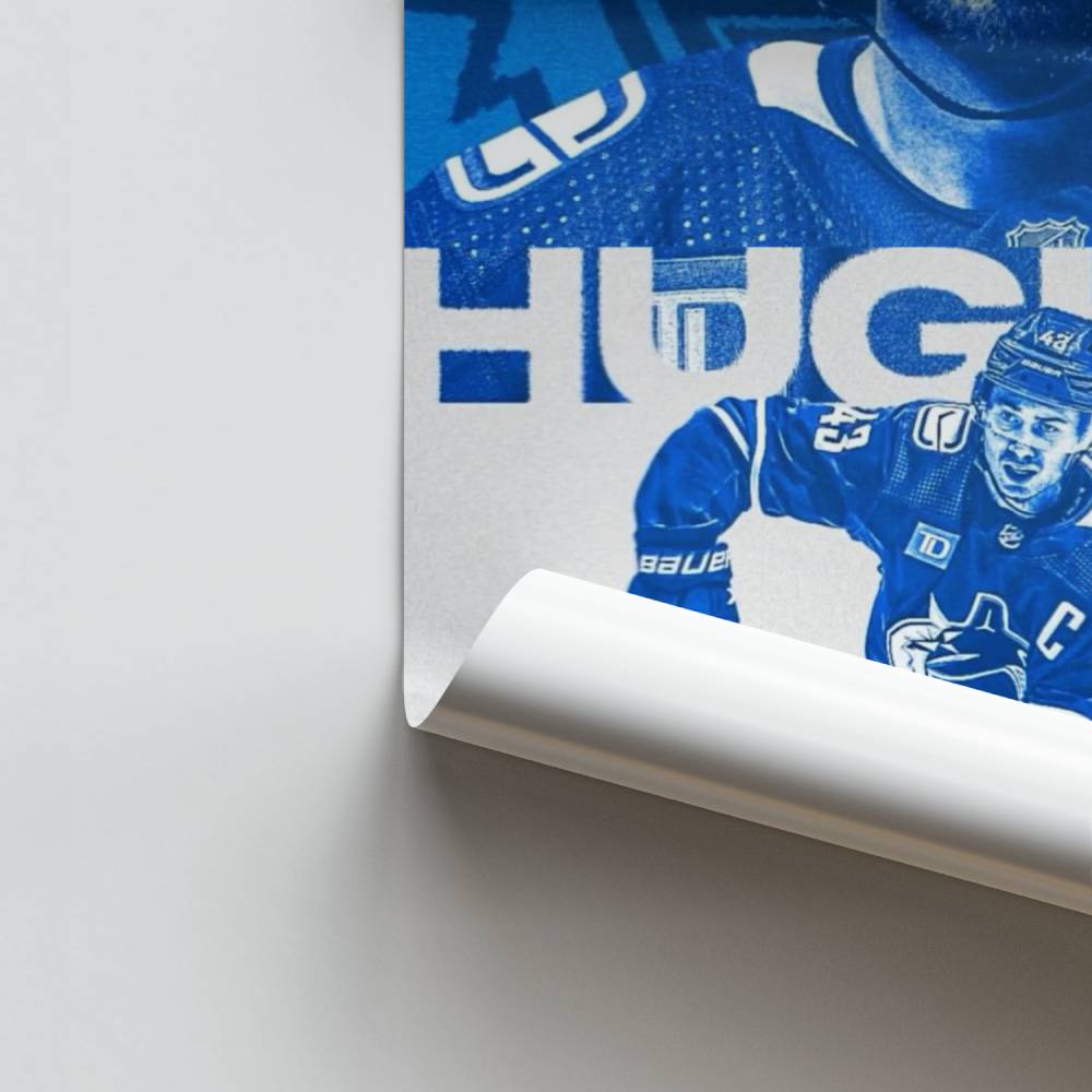 Dynamisches Hockey-Poster