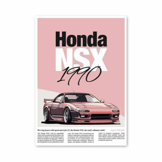 Poster NSX 1990 Vintage