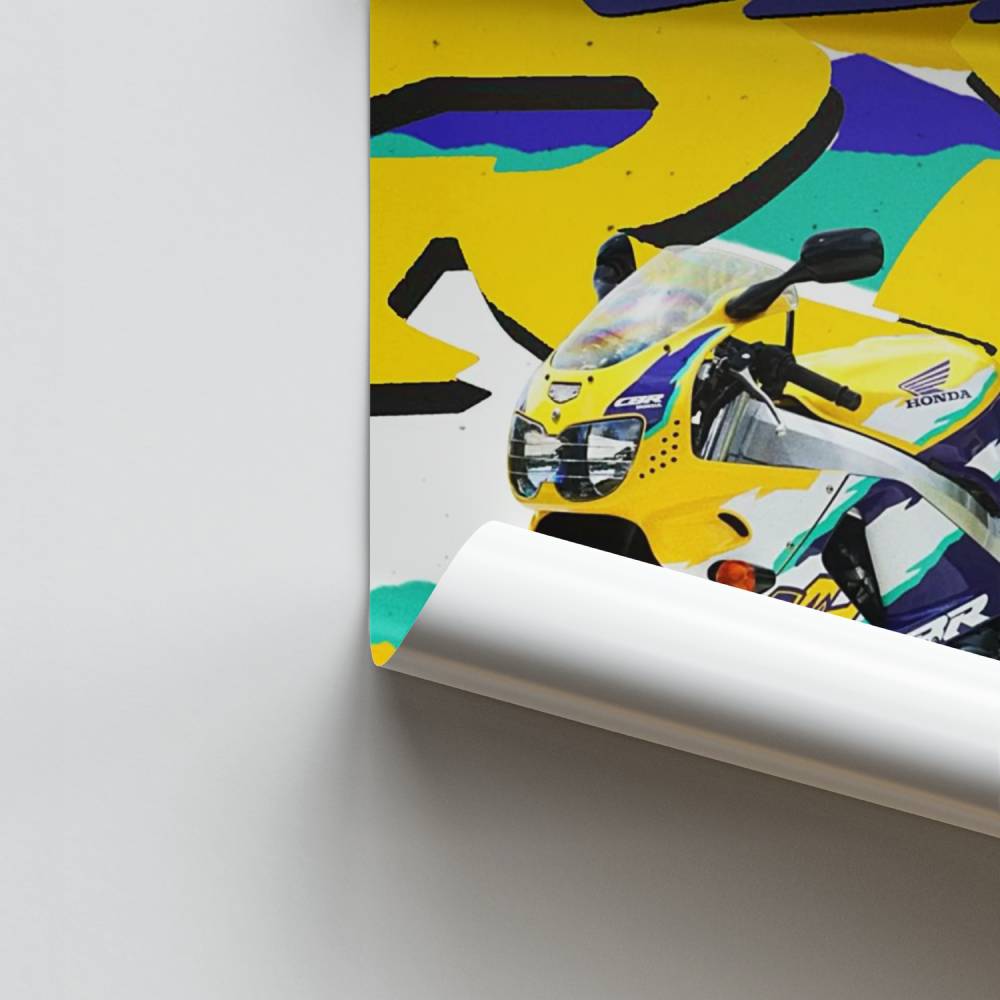 Poster Fireblade Retro