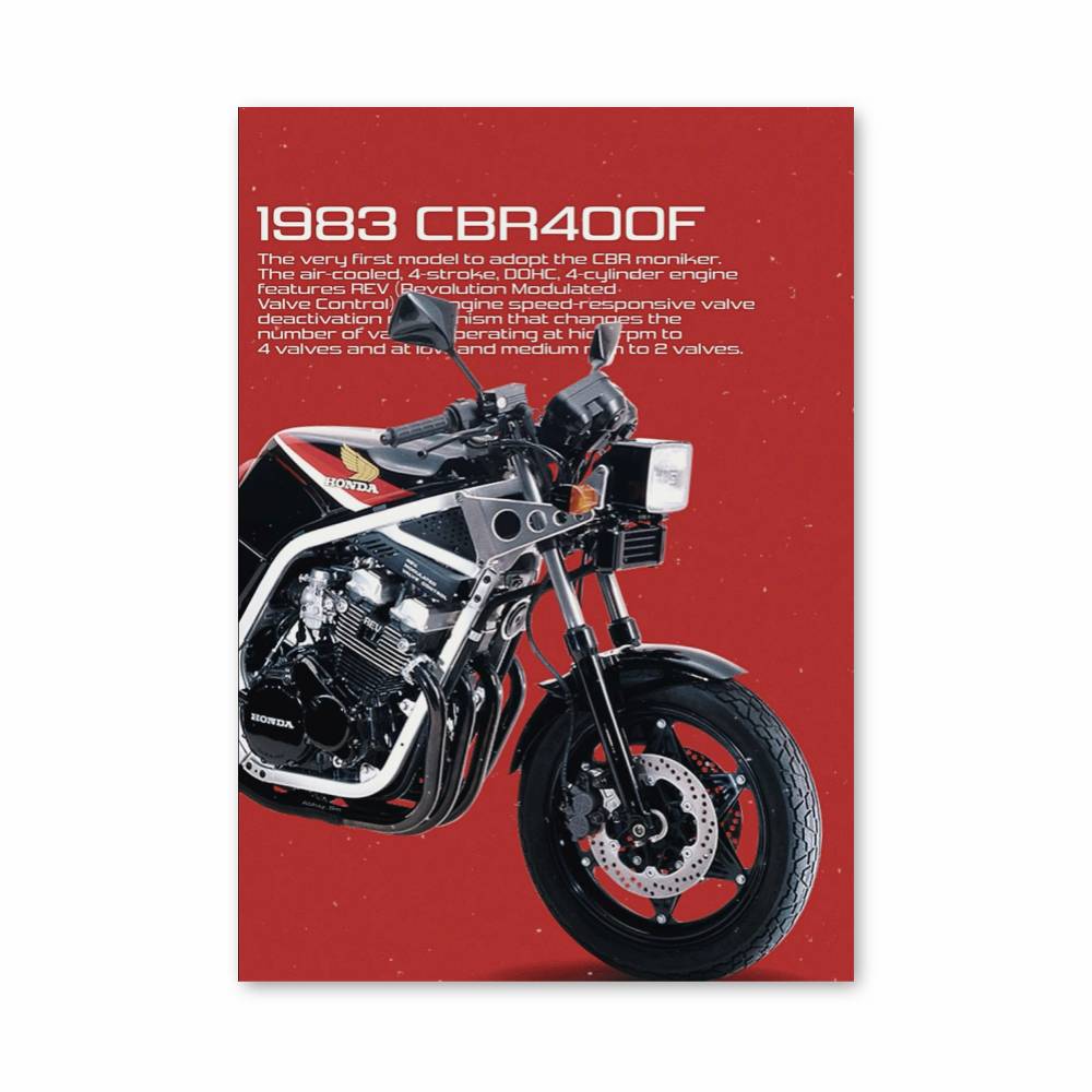 Poster Retro CBR400F