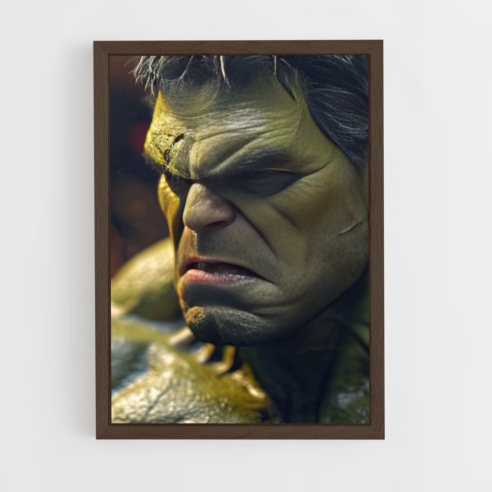 hulk-7 cadre Bois foncé
