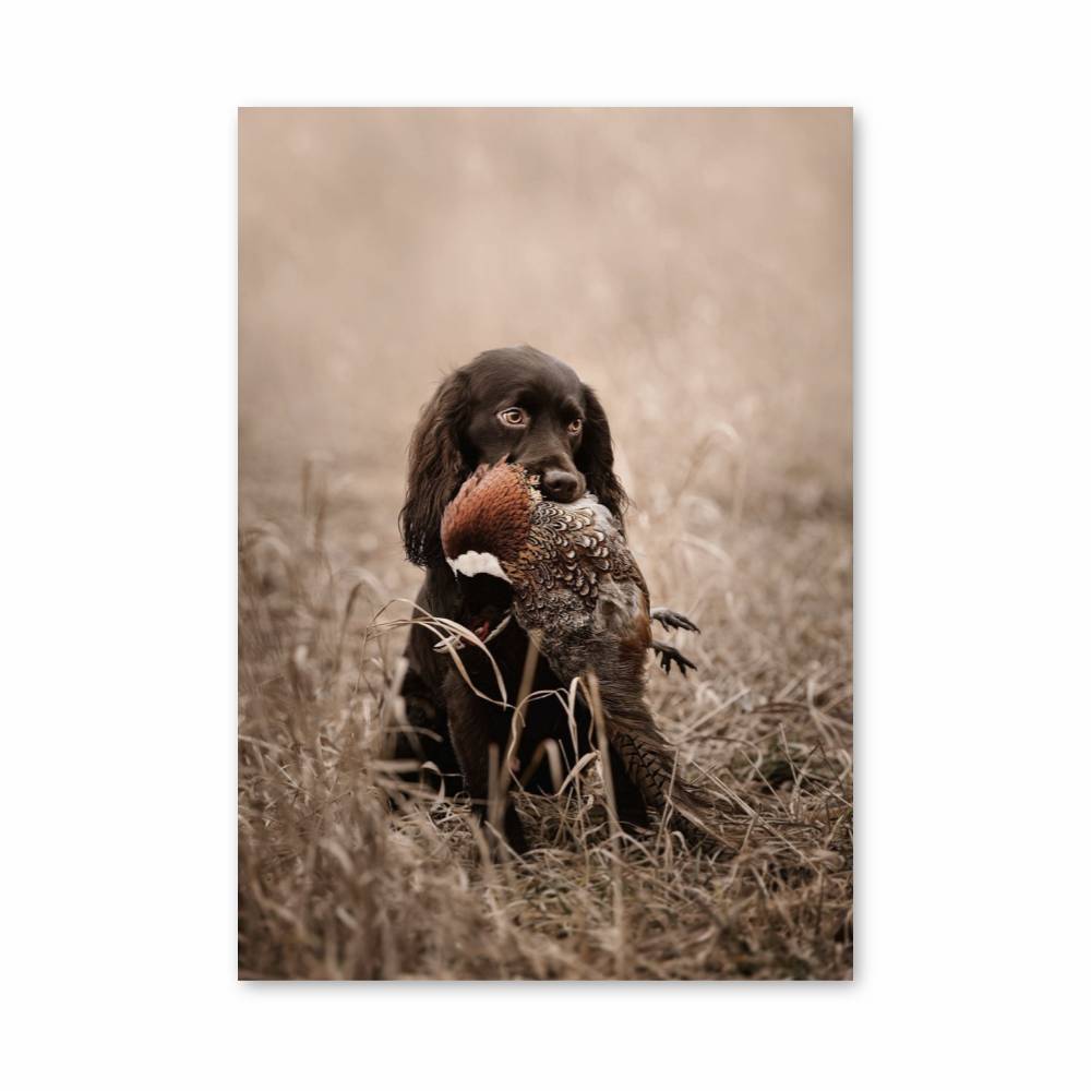 Poster Chasseur Rustique