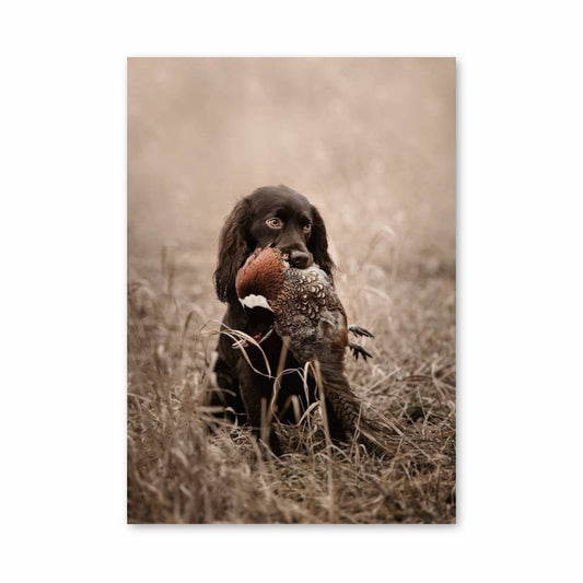 Poster Chasseur Rustique