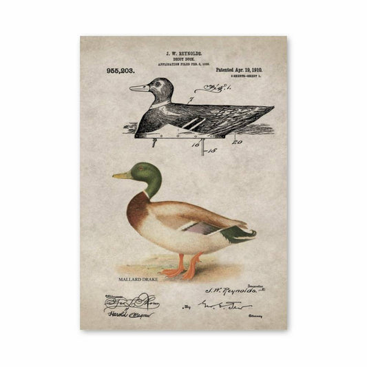 Poster Canard Vintage