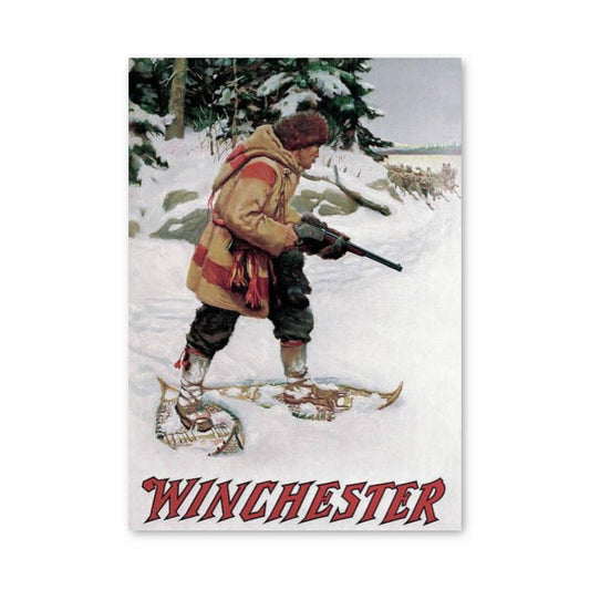 Poster Chasseur Hivernal