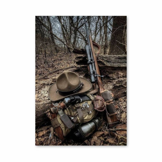 Poster Aventurier Rustique