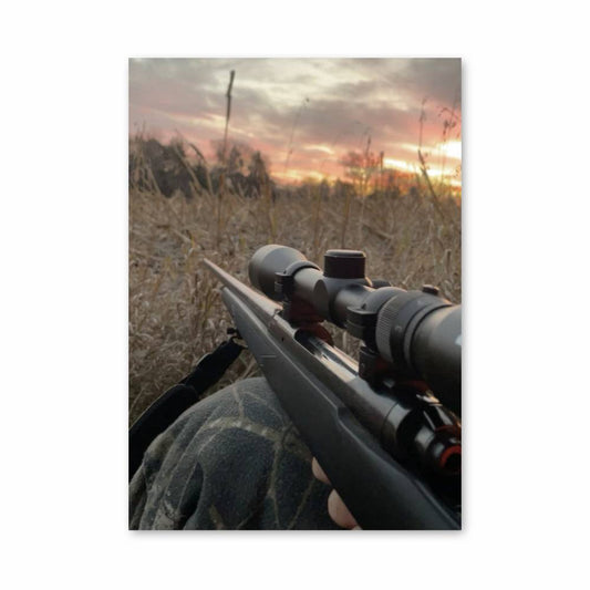 Poster Chasseur Crépuscule