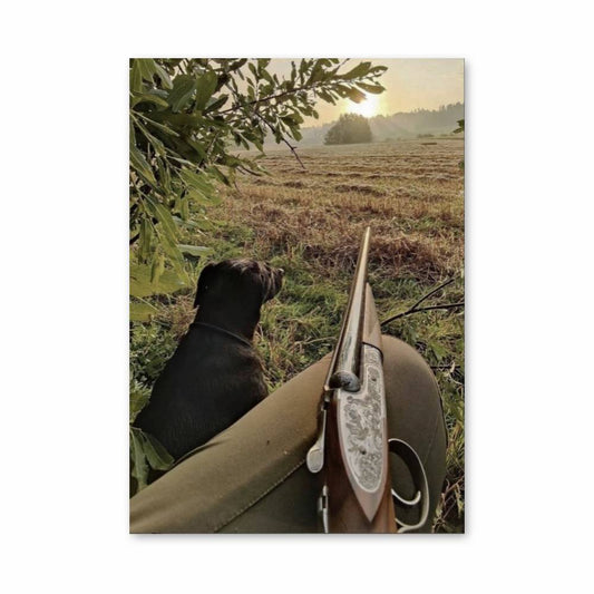 Poster Chasseur et Compagnon