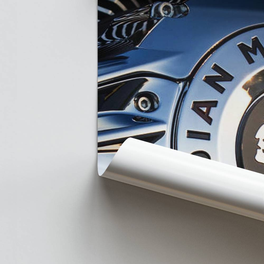 Indisches Motorrad-Erbe-Poster