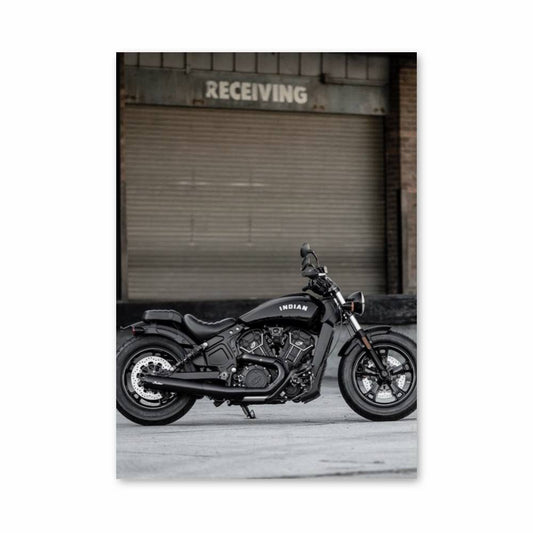 Poster Classic Black Moto