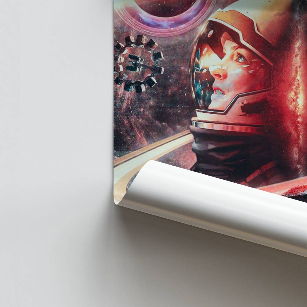 Poster Reise durch die Sterne