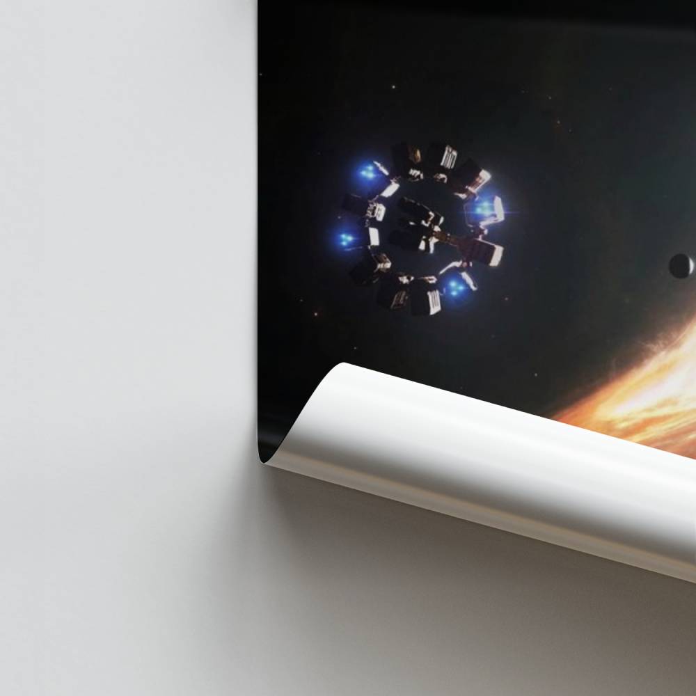 Kosmisches Crossing-Poster