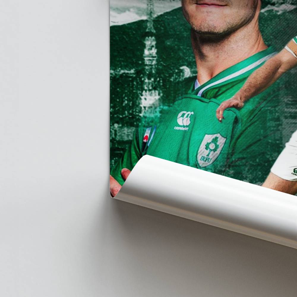 Poster Elchgrünes Rugby