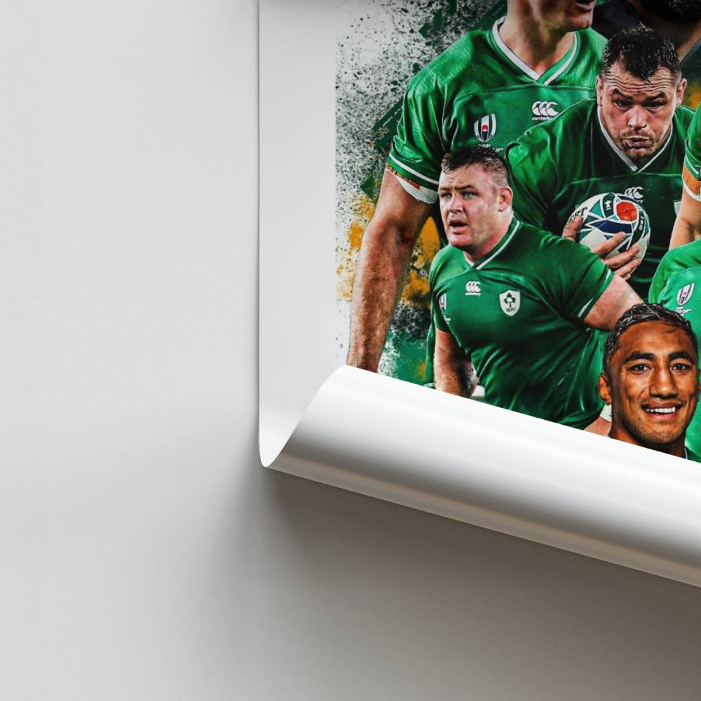 Poster Équipe de Rugby d'Irlande