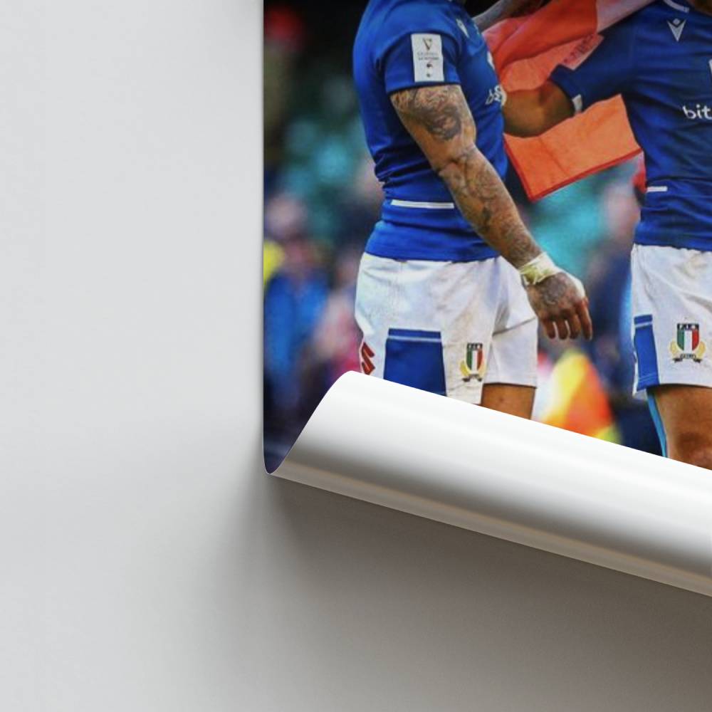 Poster Spirit Rugby Italien